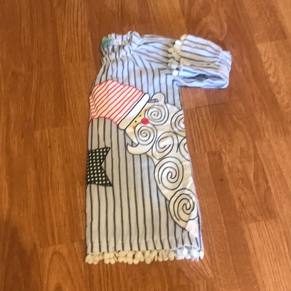 Santa Night Gown Size 2T 💕 - Picture 3 of 8